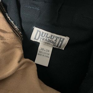 Duluth Trading fire hose pants, black 38x34 never worn.